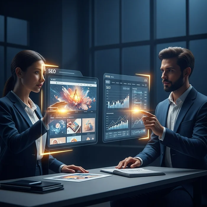 طراحی سایت و سئو حرفه‌ای | پلن VIP آژانس سایت طلایی