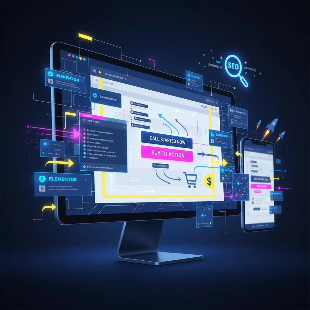 طراحی لندینگ پیج | پلن پایه سایت طلایی