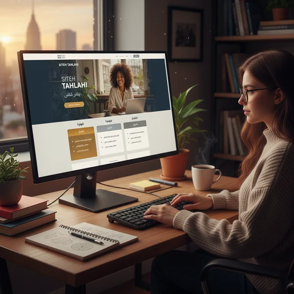 طراحی وب‌سایت شخصی یا وبلاگی | پلن برنزی سایت طلایی